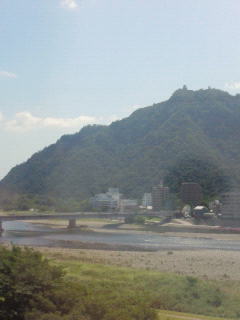 長良川と岐阜城